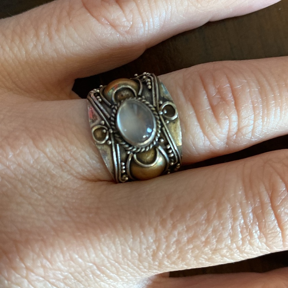 Sterling silver ring - Picture 2 of 4